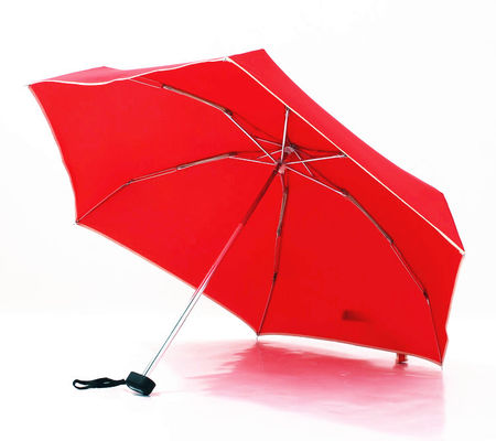 Erkekler İçin Katlanabilir Düz Renk Rüzgar Geçirmez Şemsiye